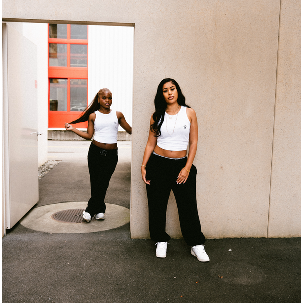 RIB TANKTOP MONOGRAM – WHITE Bild 2