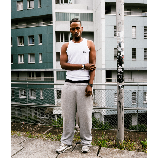 RIB TANKTOP MONOGRAM – WHITE Bild 4